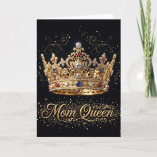 Carte de Luxe pour la Fête des Mères Rose Dorée Él