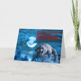 Carte de Lycan Halloween