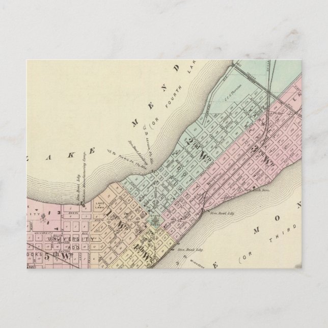 Carte de Madison, Wisconsin (Devant)