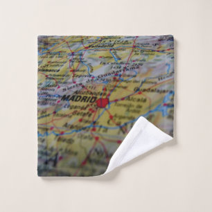 Carte de Madrid Espagne