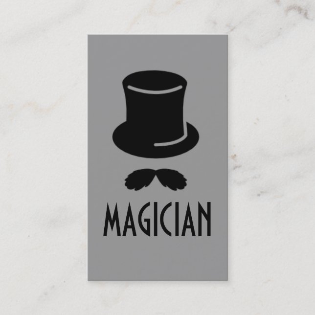 Carte de magicien de magie Tour de poker Jetons de (Devant)