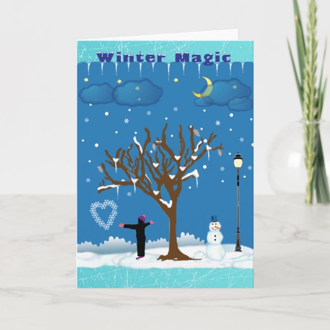 Carte de magie d'hiver (Devant)