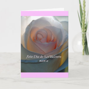 Carte de maman de Valentine d'Espagnol