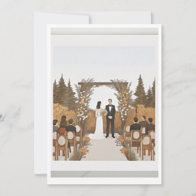 CARTE DE MARIAGE (Devant)