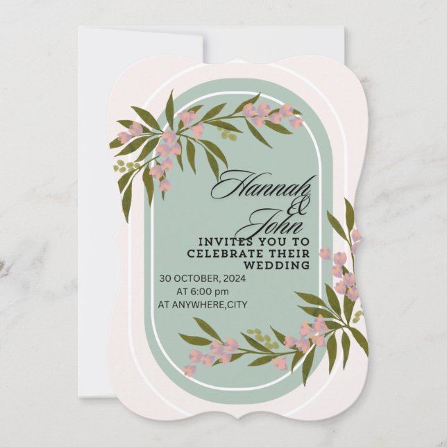 Carte de mariage (Devant)