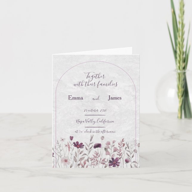 carte de mariage (Devant)
