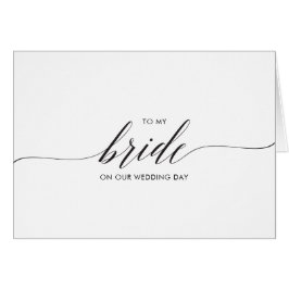 Carte de mariage à la jeune mariée, souvenir, note