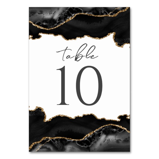 Carte de Mariage d'âge noir et or (Par défaut)