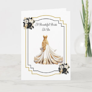 Carte de mariage de future mariée