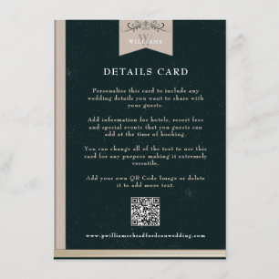 Carte de Mariage de la page de chapitre en noir vi