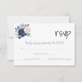 Carte de Mariage de réponse RSVP