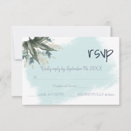 Carte de Mariage de réponse RSVP