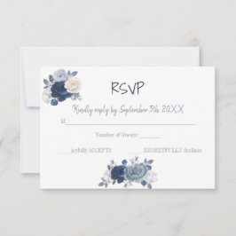 Carte de Mariage de réponse RSVP