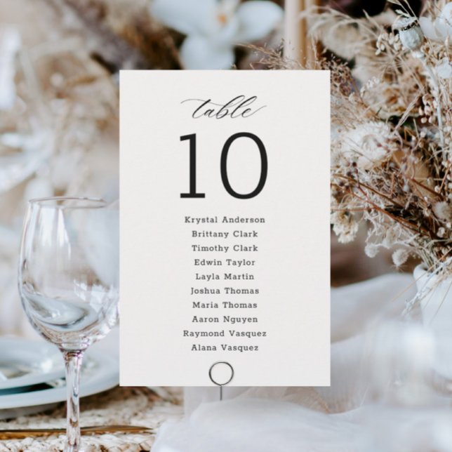Carte de Mariage de script minimaliste (Créateur téléchargé)