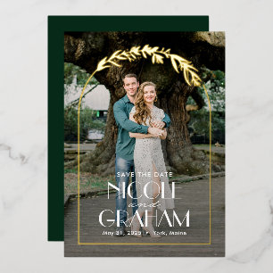 Carte de Mariage "Dreamy Frame FOIL" pour annoncer