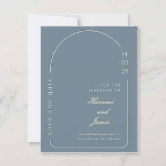 Carte de mariage élégante moderne pour annoncer la