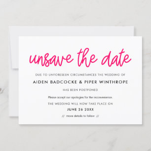 Carte de mariage faire part de date moderne