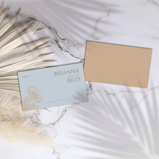 Carte de Mariage floral minimaliste (Créateur téléchargé)