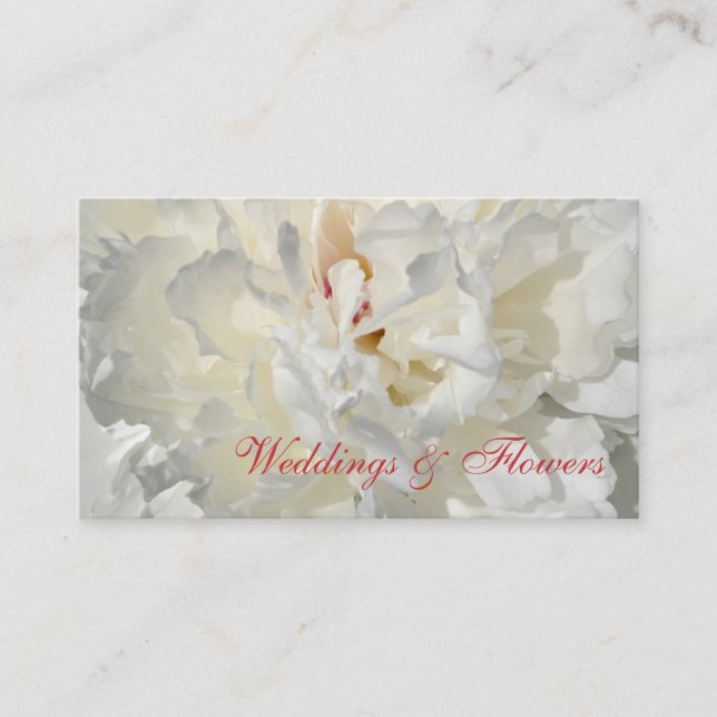 Carte de mariage florale (Devant)