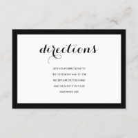 Carte de Mariage moderne simple et élégant