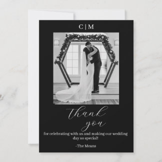 Carte de mariage personnaliséeThank You