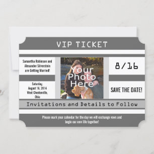 Carte de mariage pour annoncer la date à sauvegard