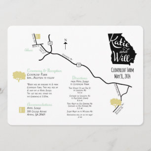 Carte de mariage sur mesure