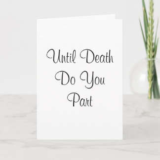 CARTE DE MARIAGE - ZOMBIS