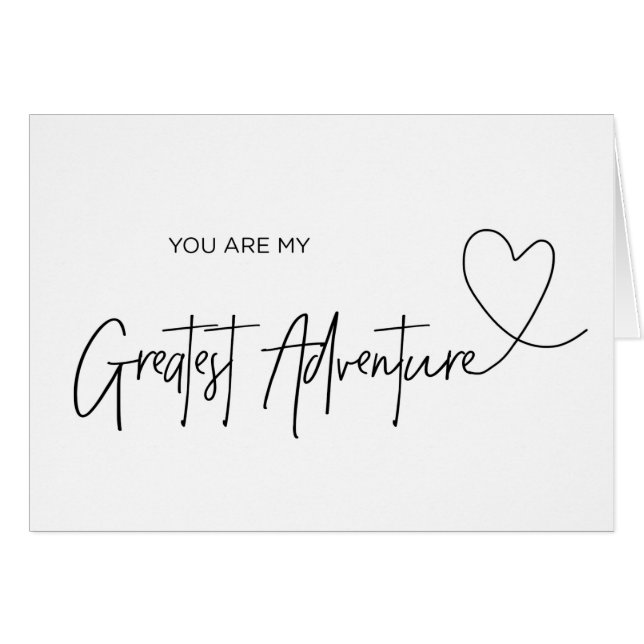 Carte de marié vous êtes ma plus grande carte (Devant horizontal)