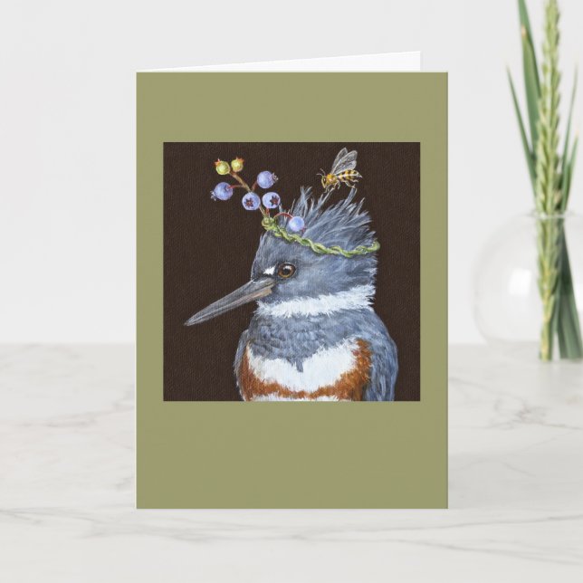 carte de martin pêcheur (Devant)