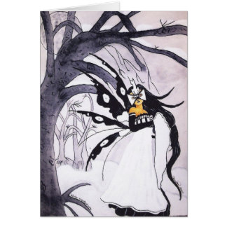 Carte de mascarade d'hiver