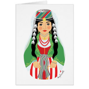Carte de Matryoshka de Libanais