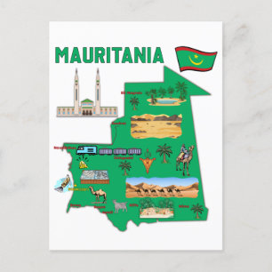Carte de Mauritanie