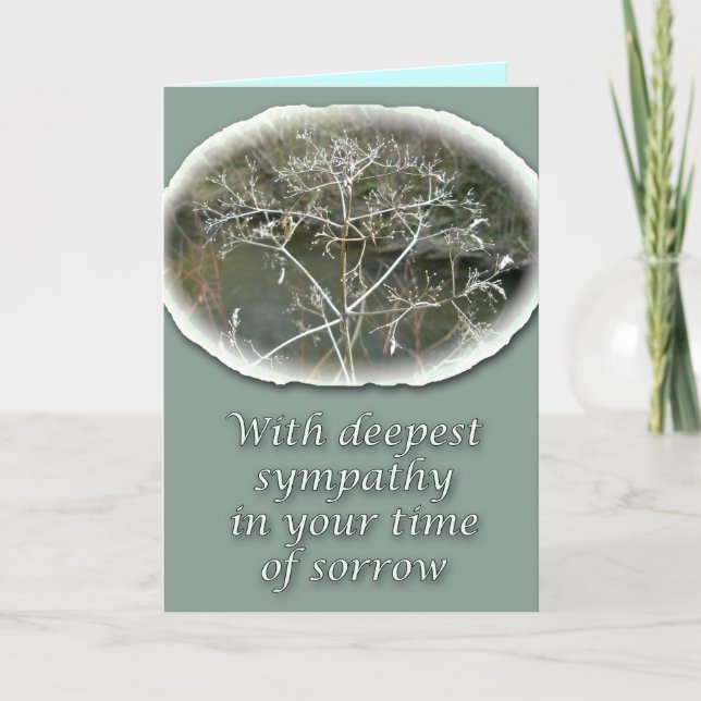 Carte de mauvaise herbe Sympathy Lacy (Devant)