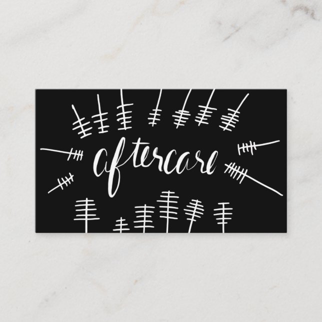 Carte de mèche de soins ultérieurs de baguette (Devant)