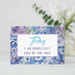 Carte de méditation pour prière de sérénité