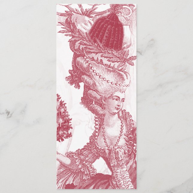 Carte de menu de Joyeux Noel (fard à joues) (Devant)