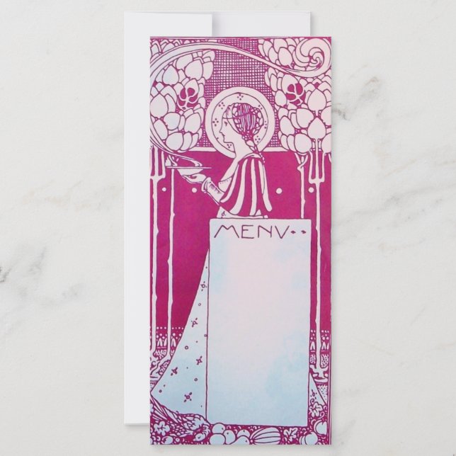 CARTE DE MENU DE RESTAURANT L RACK (Devant)