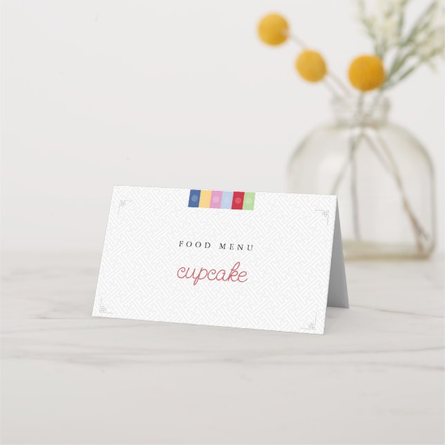 Carte de menu Doljanchi coréen (Devant)