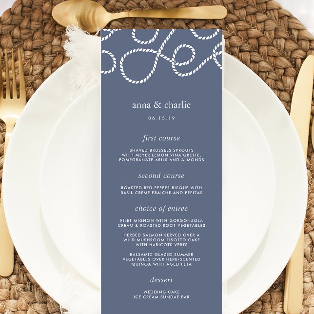 Carte de menu Mariage en état de marche | Ardoise (Créateur téléchargé)