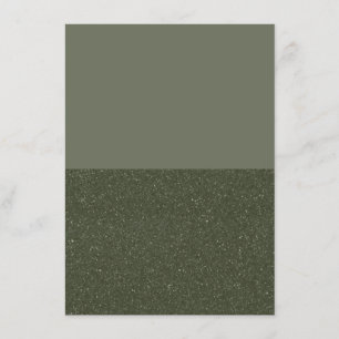 Carte de menu plat vert mousse à horizon divisé (s