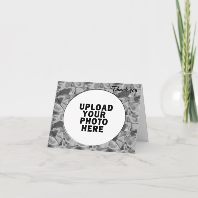 Carte de "Merci" de cadeau de mariage (Devant)