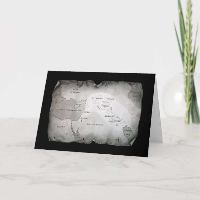 CARTE DE MESOPOTAMIA Carte de voeux (Devant)