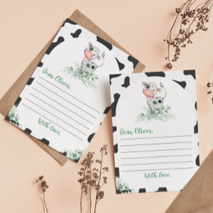 Carte de message de note de la Capsule pour l'heur