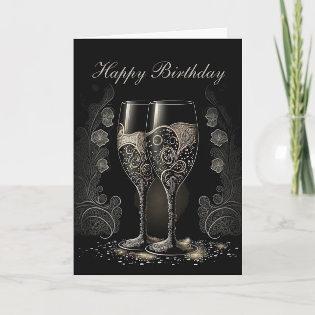 Carte de message personnalisée Anniversaire (Devant)