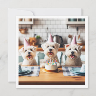 Carte de messagerie blanche, anniversaire de la Wh