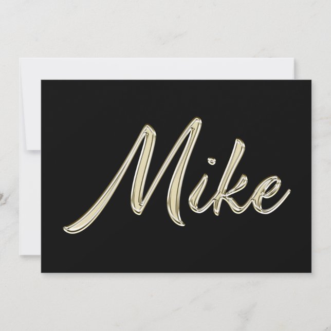 Carte de Mike White (Devant)