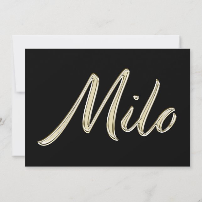 Carte de Milo White Gold (Devant)