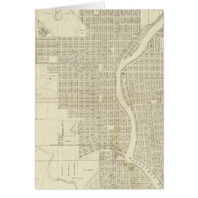Carte de Milwaukee (Devant)