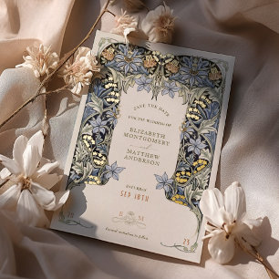 Carte de mise en garde de mariage Élégance Victori